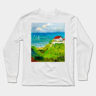 House by the sea in the south Long Sleeve T-Shirt